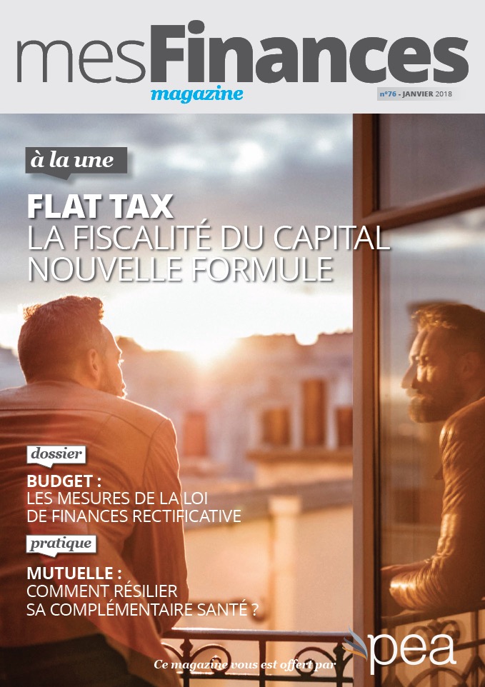 Magazine PEA/Tout Sur Mes Finances –  Janvier 2018